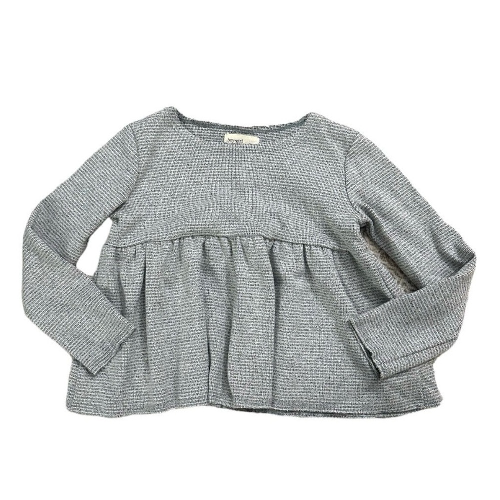 Boy + Girl Grey Knit Swing Top